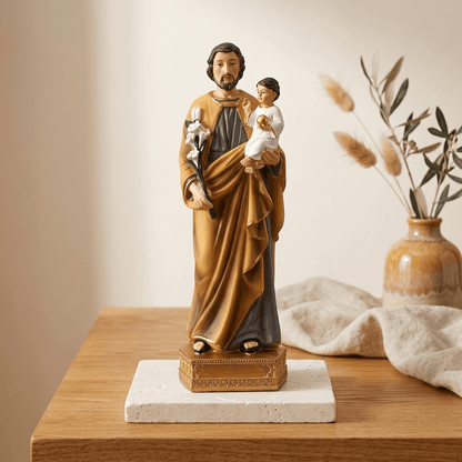 Statue Saint Joseph Enfant : Protection & Foi